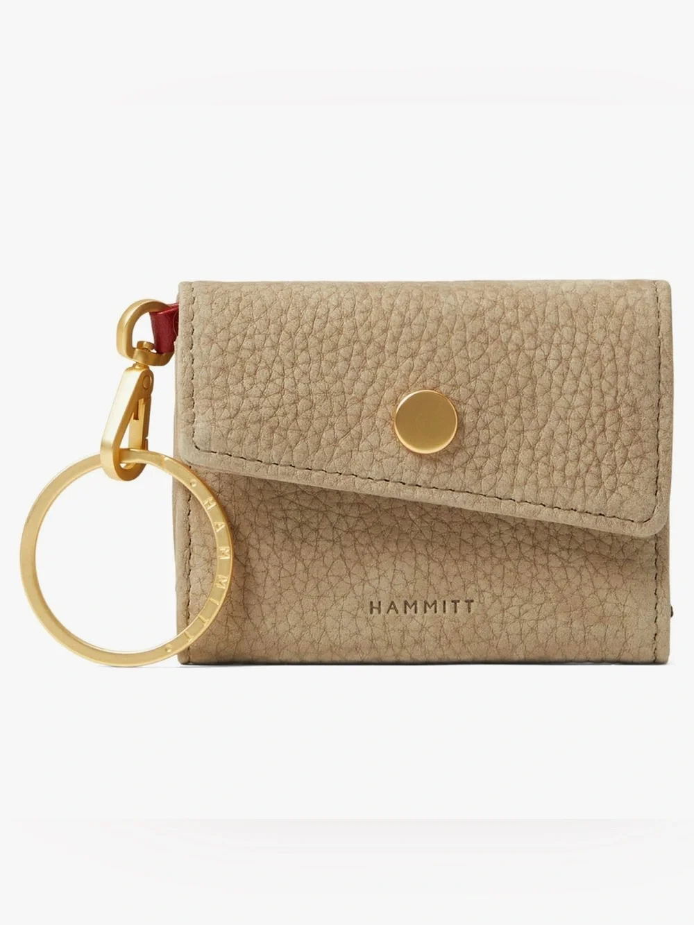 HAMMITT wallet card holder keychain AMAZING LEATHER MSRP $145